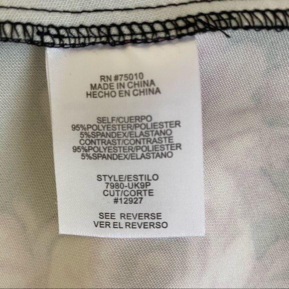 City Studio Floral Print Fit & Flare Dress 20W - Picture 12 of 12